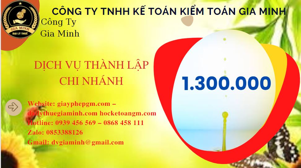 Thành lập chi nhánh công ty giá rẻ tại Quận 4