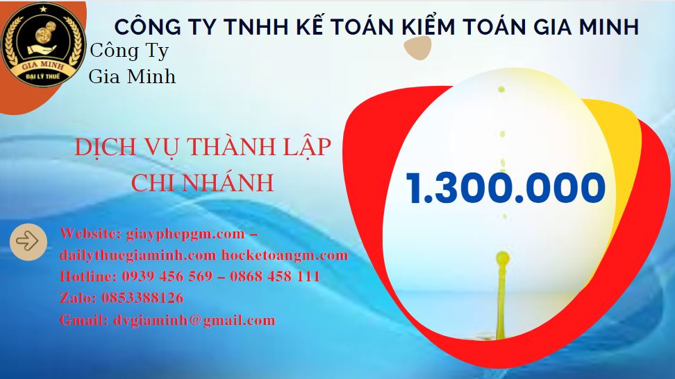 Thành lập chi nhánh công ty giá rẻ tại Quận Bình Thạnh