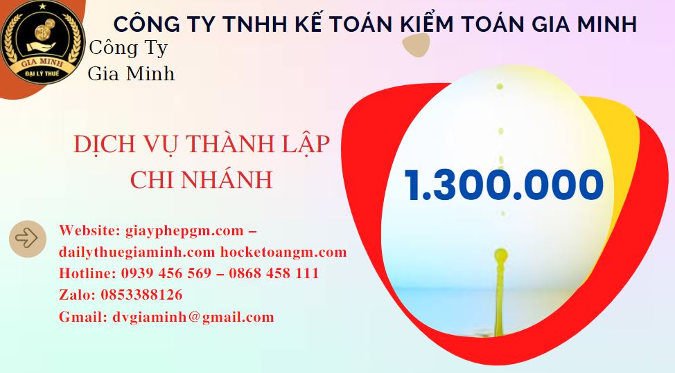 Thành lập chi nhánh công ty giá rẻ tại Quận Cái Răng