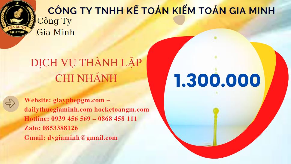 Thành lập chi nhánh công ty giá rẻ tại Quận Hai Bà Trưng