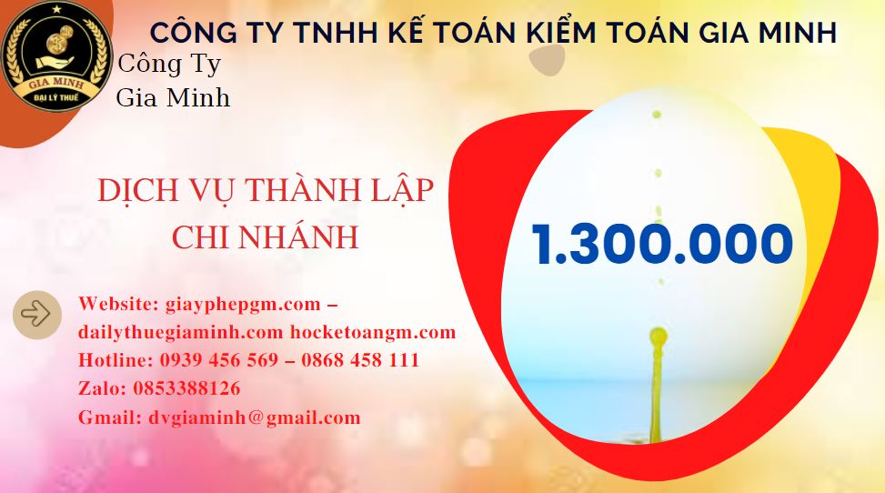 Thành lập chi nhánh công ty giá rẻ tại Quận Hoàng Mai