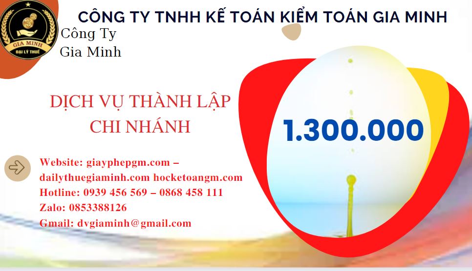 Thành lập chi nhánh công ty giá rẻ tại Quận Phú Nhuận