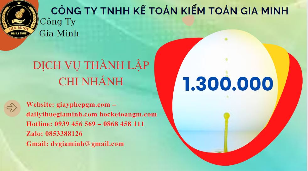 Thành lập chi nhánh công ty giá rẻ tại Quận Thủ Đức