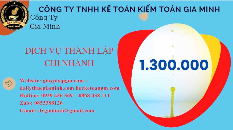Thành lập chi nhánh công ty giá rẻ tại Thái Bình
