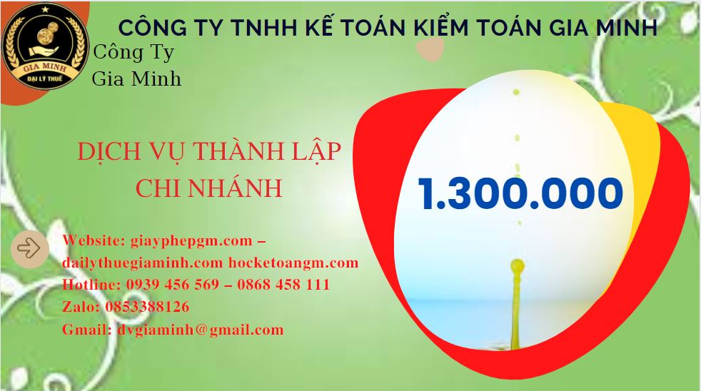 Thành lập chi nhánh công ty giá rẻ tại Thái Nguyên