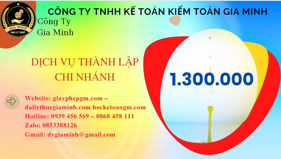 Thành lập chi nhánh công ty giá rẻ tại Thành Phố Thủ Đức