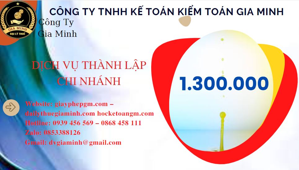Thành lập chi nhánh công ty giá rẻ tại Thị Xã Mỹ Hào