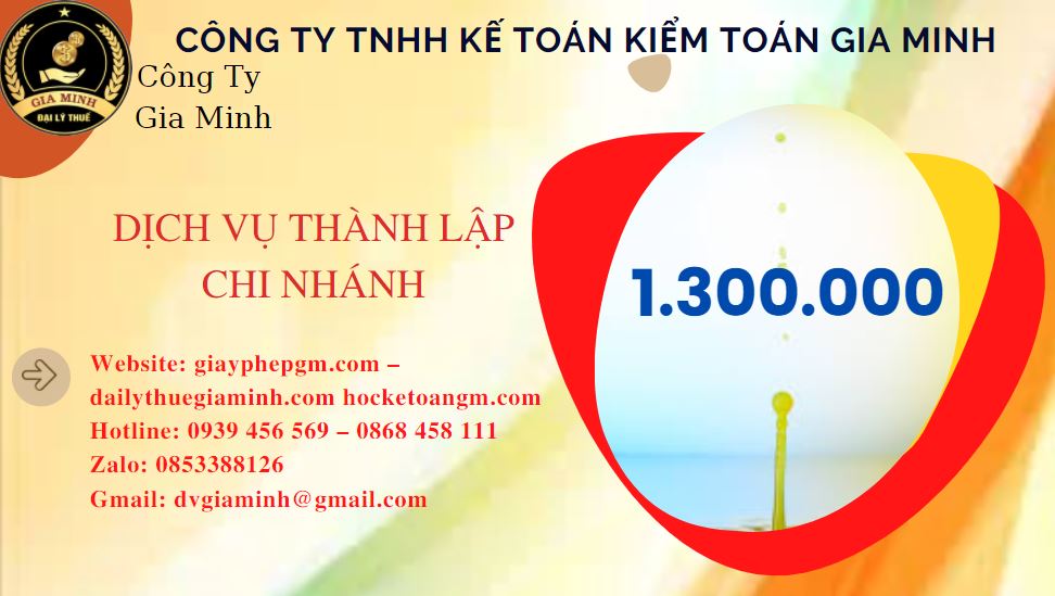 Thành lập chi nhánh công ty giá rẻ tại Thừa Thiên Huế