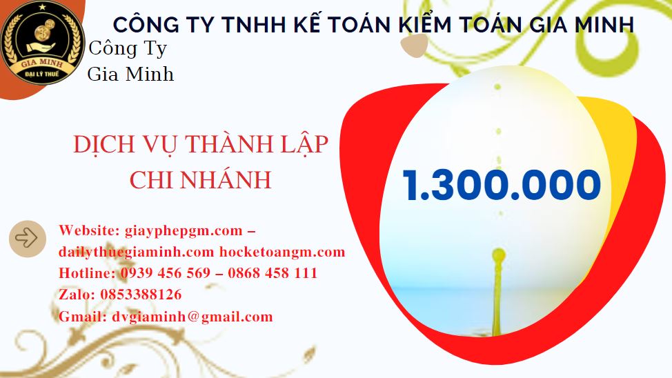 Thành lập chi nhánh công ty giá rẻ tại Quận Hải Châu