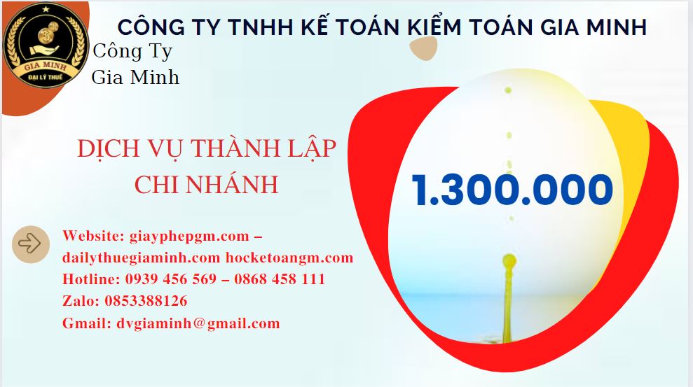 Thành lập chi nhánh công ty giá rẻ tại Huyện Bạch Long Vĩ