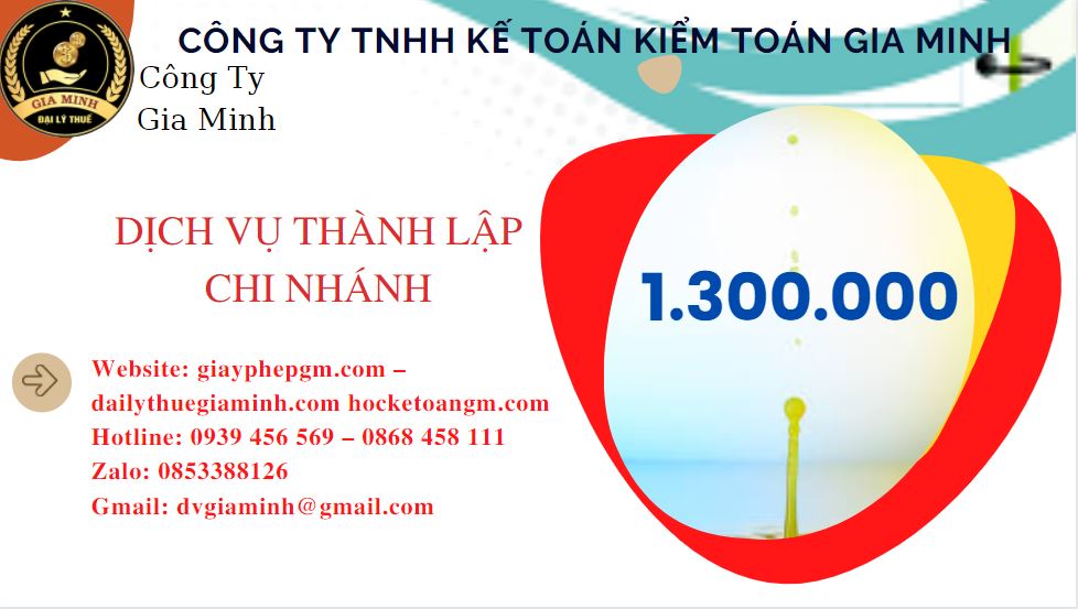 Thành lập chi nhánh công ty giá rẻ tại Thành phố Châu Đốc