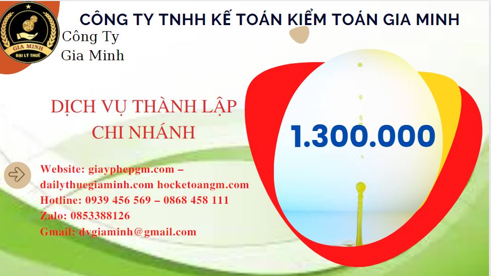 Thành lập chi nhánh công ty giá rẻ tại TP Hưng Yên