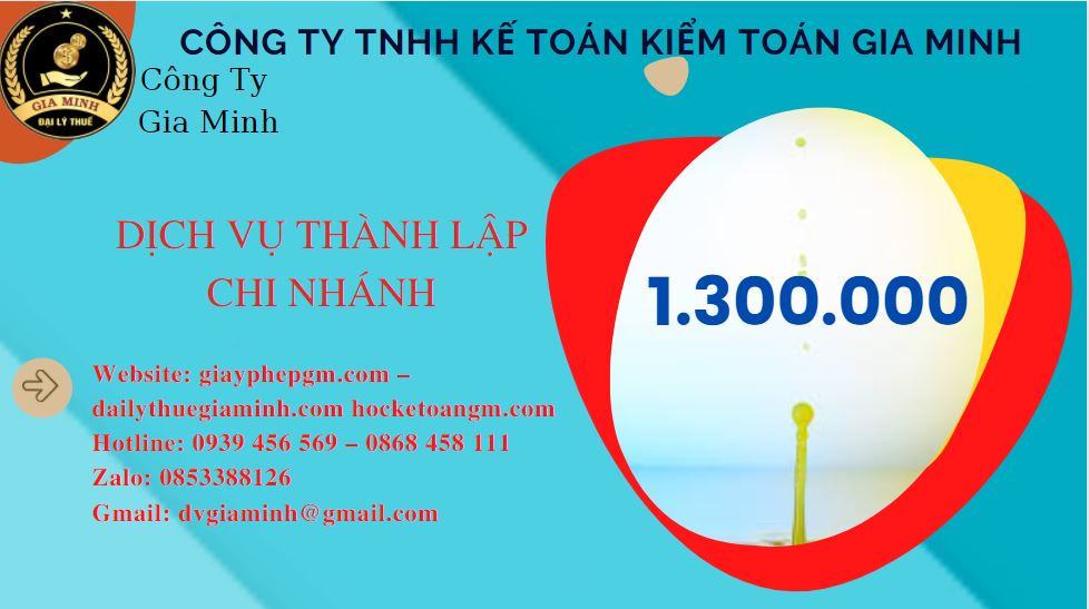 Thành lập chi nhánh công ty giá rẻ tại Trà Vinh