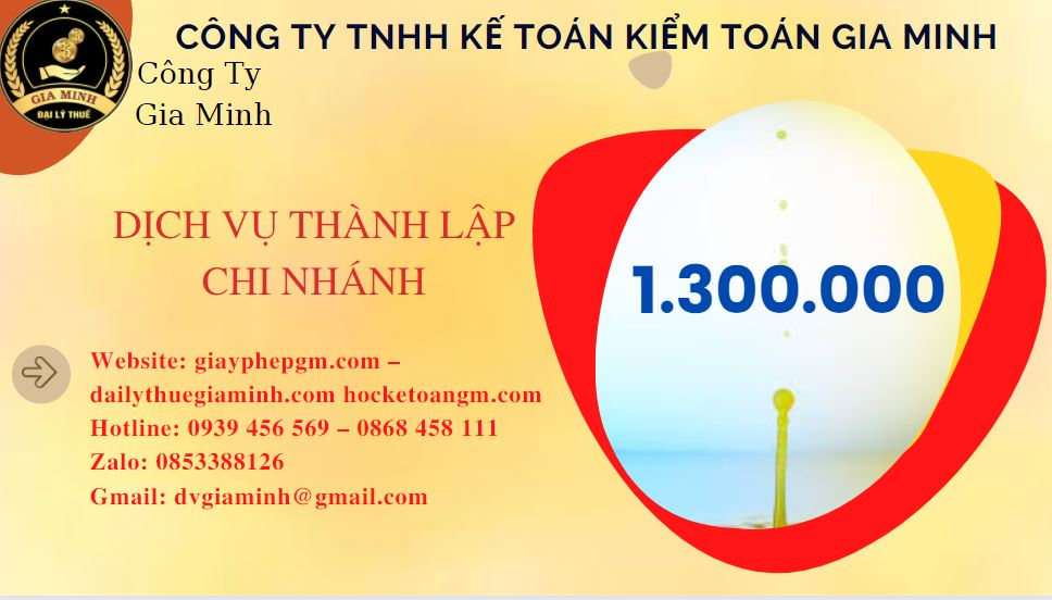 Thành lập chi nhánh công ty giá rẻ tại TT Huế
