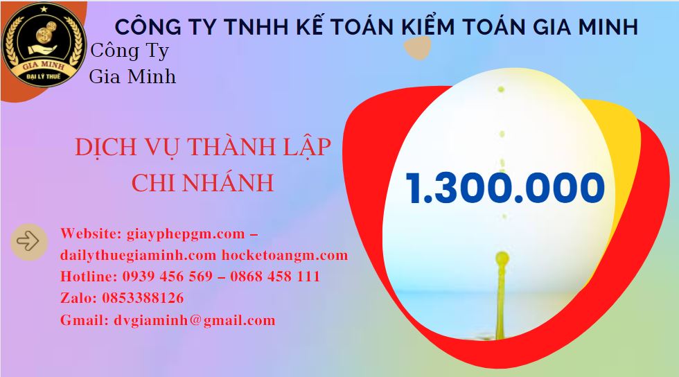 Thành lập chi nhánh công ty giá rẻ tại Tuyên Quang