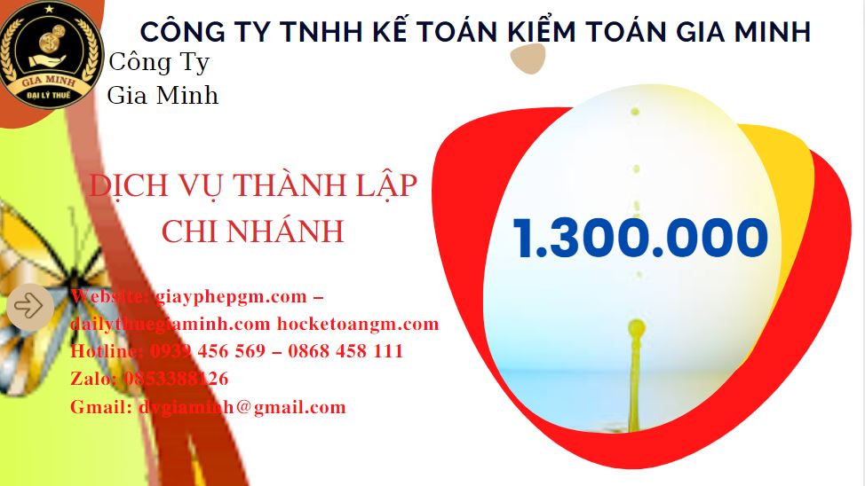 Thành lập chi nhánh công ty giá rẻ tại Vĩnh Long