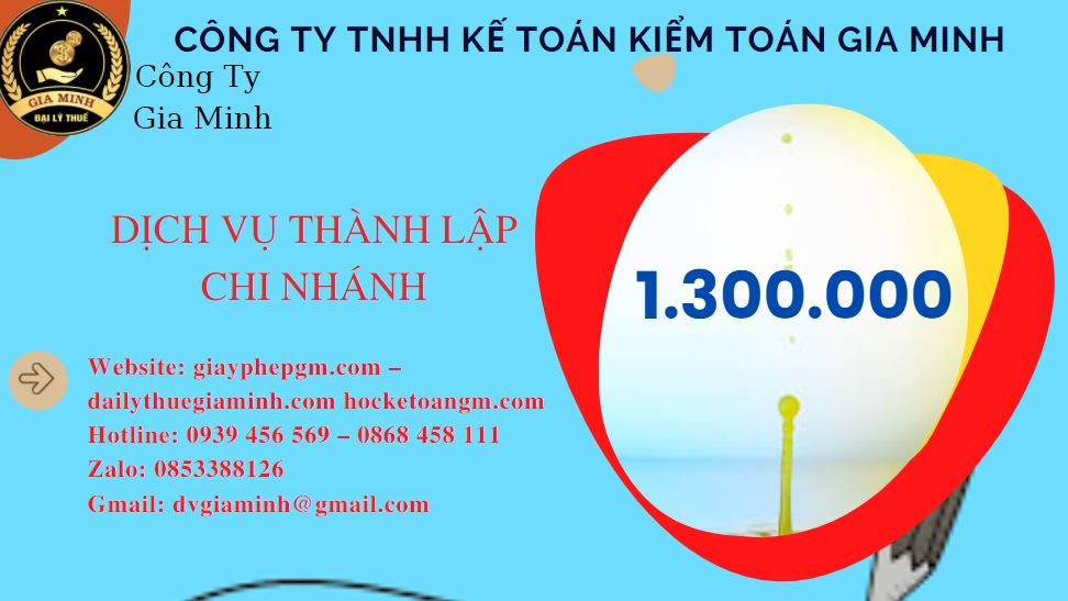 Thành lập chi nhánh công ty giá rẻ tại Vĩnh Phúc