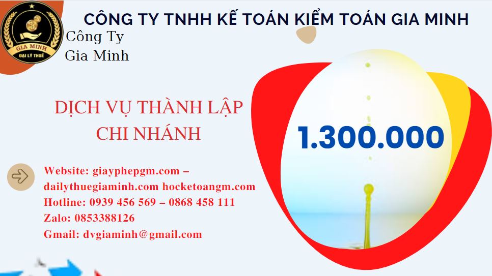 Thành lập chi nhánh công ty giá rẻ tại Yên Bái