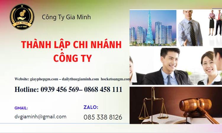 DỊCH VỤ THÀNH LẬP CHI NHÁNH Ở AN GIANG CHỈ 3 NGÀY 4 Thành lập doanh nghiệp a-z trọn gói An Giang