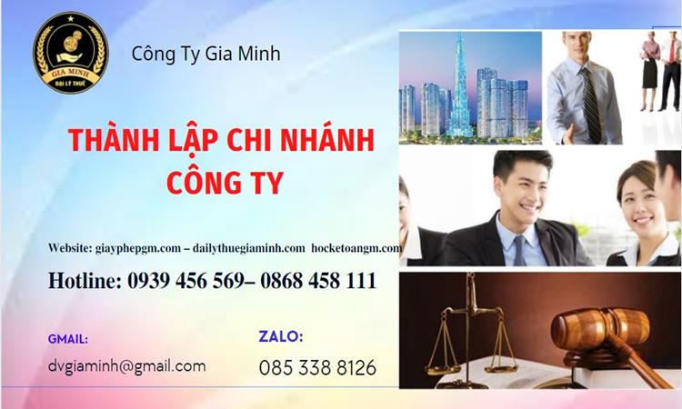 Dịch vụ thành lập chi nhánh ở bà rịa vũng tàu chỉ 3 ngày 4 Thành lập doanh nghiệp a-z trọn gói Bà Rịa Vũng Tàu