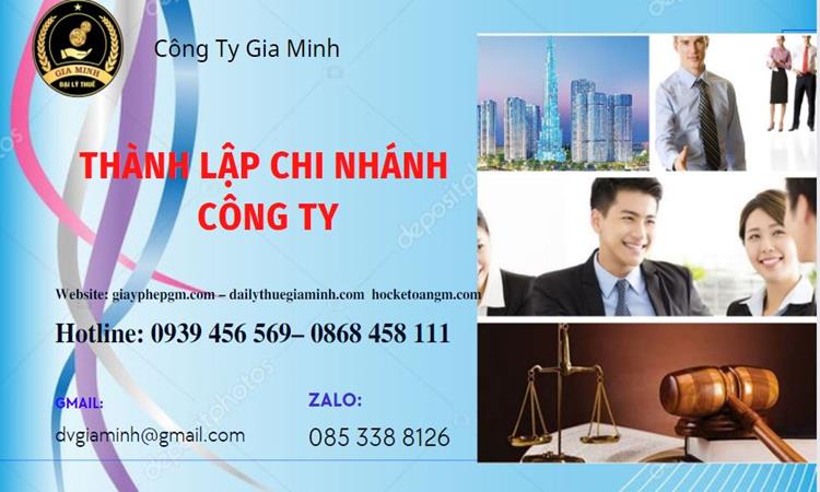Dịch vụ thành lập chi nhánh ở huyện đông anh chỉ 3 ngày 4 Thành lập doanh nghiệp a-z trọn gói Huyện Đông Anh