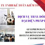 Thay đổi chức danh người đại diện pháp luật tại Huyện Thanh Oai