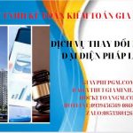 DỊCH VỤ THAY ĐỔI NGƯỜI ĐẠI DIỆN PHÁP LUẬT TẠI HUYỆN VĂN LÂM 6 Thay đổi chức danh người đại diện pháp luật tại Huyện Văn Lâm