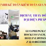 Thay đổi chức danh người đại diện pháp luật tại Quận Cầu Giấy