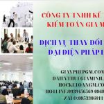 DỊCH VỤ THAY ĐỔI NGƯỜI ĐẠI DIỆN PHÁP LUẬT TẠI QUẬN NAM TỪ LIÊM 6 Thay đổi chức danh người đại diện pháp luật tại Quận Nam Từ Liêm