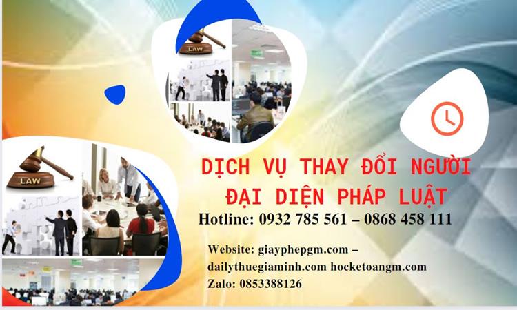 DỊCH VỤ THAY ĐỔI NGƯỜI ĐẠI DIỆN PHÁP LUẬT TẠI PHÚ THỌ 4 Thủ tục mở công ty dịch vụ bảo vệ tại Quận 5 Thay đổi người đại diện pháp luật công ty TNHH tại Phú Thọ