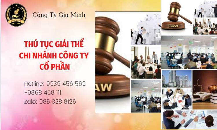 Thủ tục giải thể chi nhánh công ty cổ phần tại Huyện Phong Điền