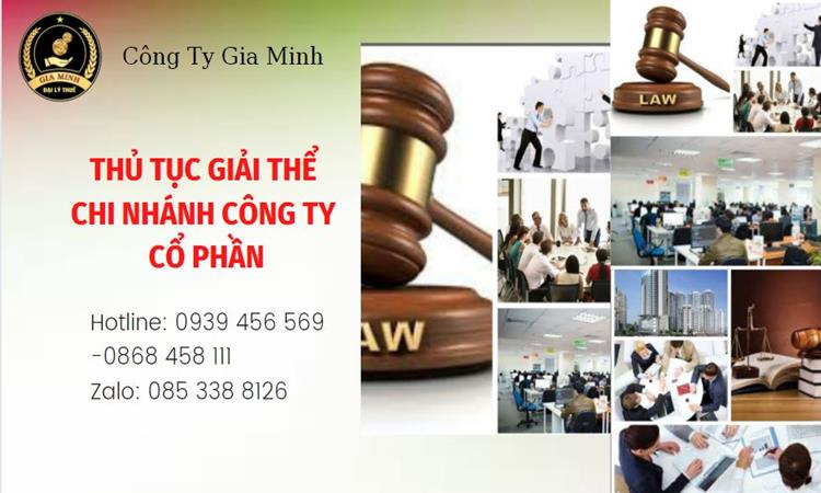 Thủ tục giải thể chi nhánh công ty cổ phần tại Huyện Văn Lâm