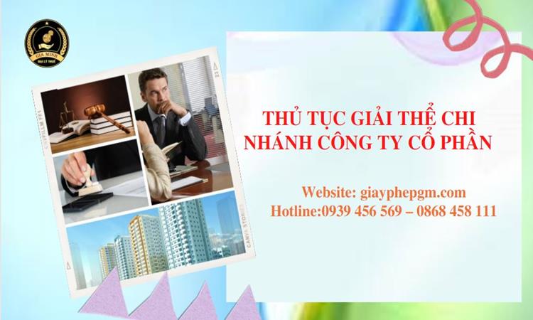  Thủ tục giải thể chi nhánh công ty cổ phần tại Quận Ninh Kiều
