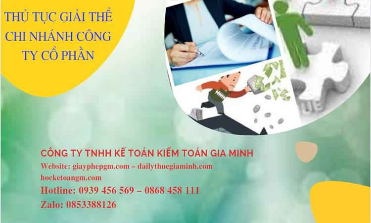  Thủ tục giải thể chi nhánh công ty cổ phần tại Thành Phố Hải Phòng
