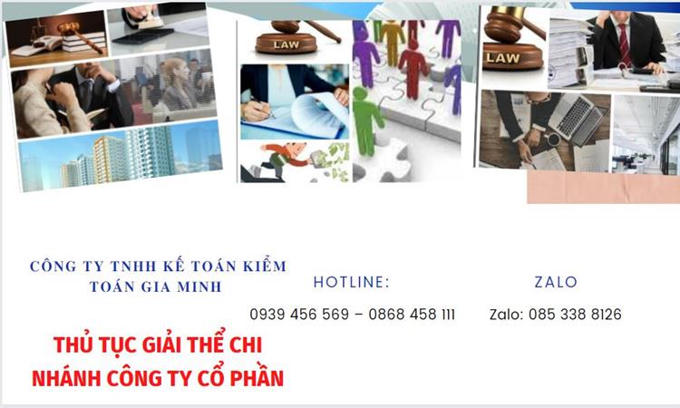 Thủ tục giải thể chi nhánh công ty cổ phần tại TP Hà Nội 8 Thủ tục giải thể chi nhánh công ty cổ phần tại TP Hà Nội