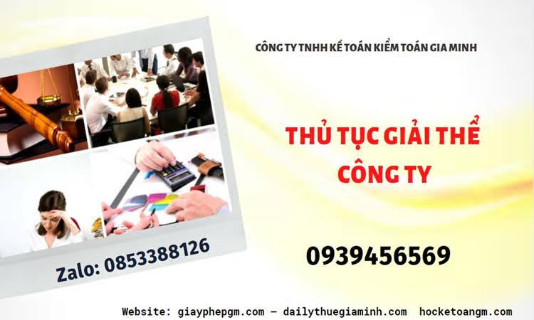 Thủ tục giải thể chi nhánh công ty TNHH 2 thành viên ở Bắc Giang
