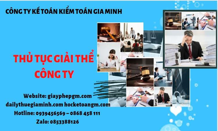 Thủ tục giải thể chi nhánh công ty TNHH 2 thành viên ở Hà Giang