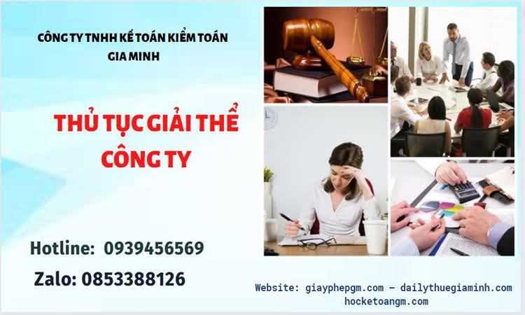 Thủ tục giải thể chi nhánh công ty TNHH 2 thành viên ở Hà Tĩnh