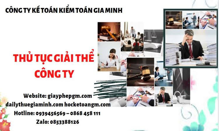Thủ tục giải thể chi nhánh công ty TNHH 2 thành viên ở Huyện Chương Mỹ