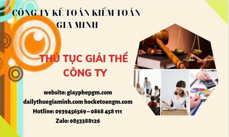 Thủ tục giải thể chi nhánh công ty TNHH 2 thành viên ở Huyện Đông Anh