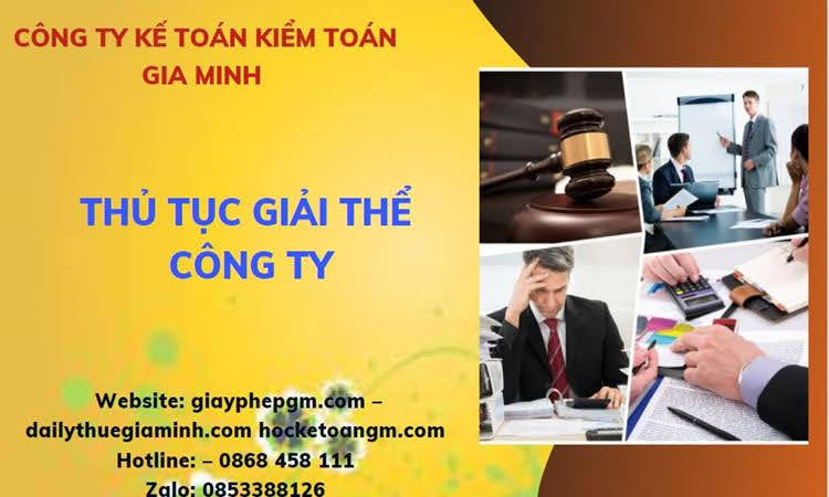 Thủ tục giải thể chi nhánh công ty TNHH 2 thành viên ở Huyện Hóc Môn