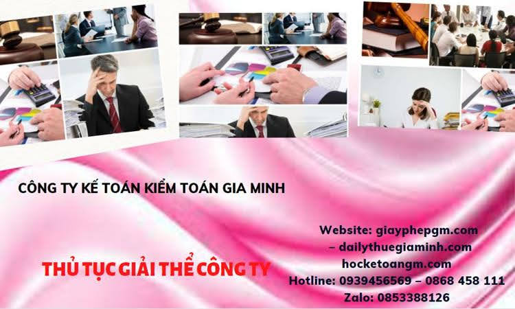 Thủ tục giải thể chi nhánh công ty TNHH 2 thành viên ở Huyện Kim Động