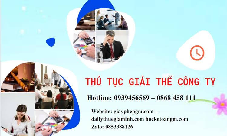 Thủ tục giải thể chi nhánh công ty TNHH 2 thành viên ở Huyện Mê Linh
