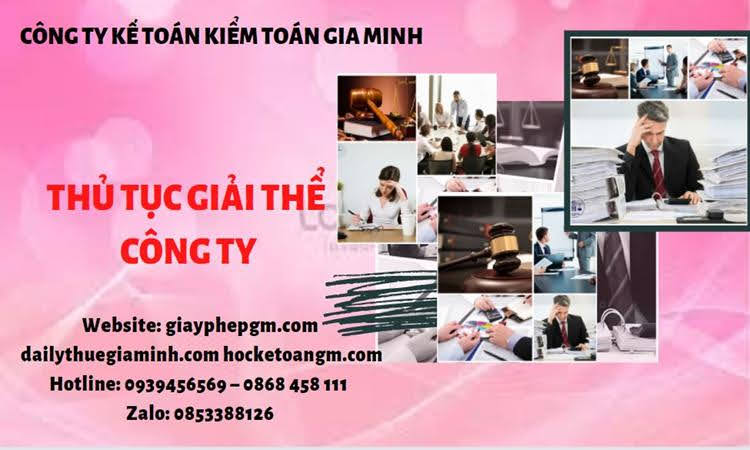Thủ tục giải thể chi nhánh công ty TNHH 2 thành viên ở Huyện Tiên Lữ