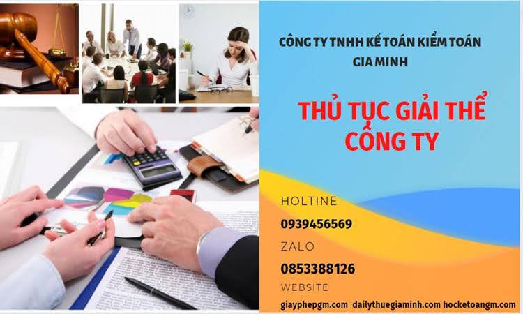 Thủ tục giải thể chi nhánh công ty TNHH 2 thành viên ở Huyện Vĩnh Thạnh