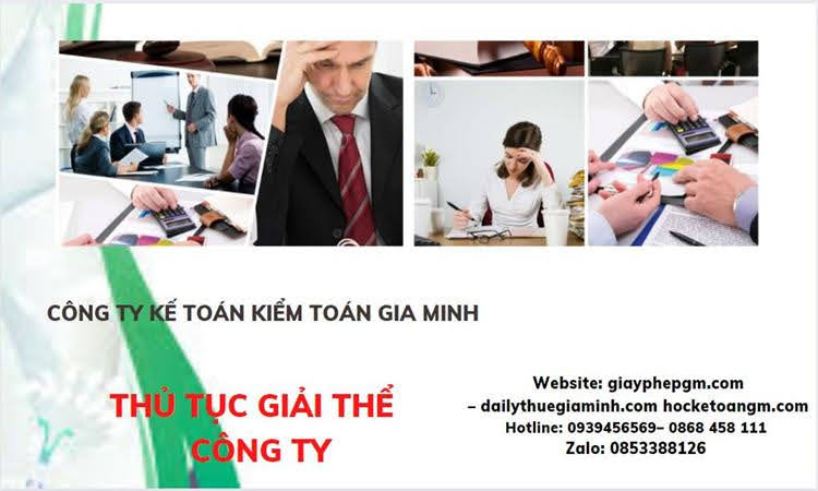 Thủ tục giải thể chi nhánh công ty TNHH 2 thành viên ở Nghệ An
