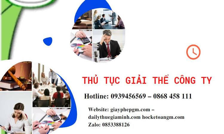 Thủ tục giải thể chi nhánh công ty TNHH 2 thành viên ở Phú Thọ