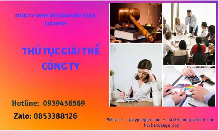 Thủ tục giải thể chi nhánh công ty TNHH 2 thành viên ở Quận 10