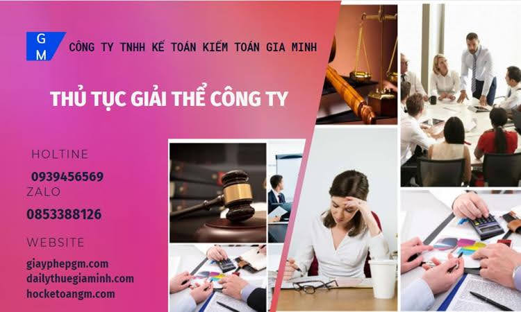 Thủ tục giải thể chi nhánh công ty TNHH 2 thành viên ở Quận Gò Vấp