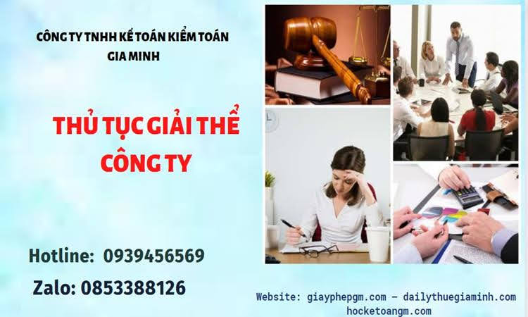 Thủ tục giải thể chi nhánh công ty TNHH 2 thành viên ở Quảng Bình
